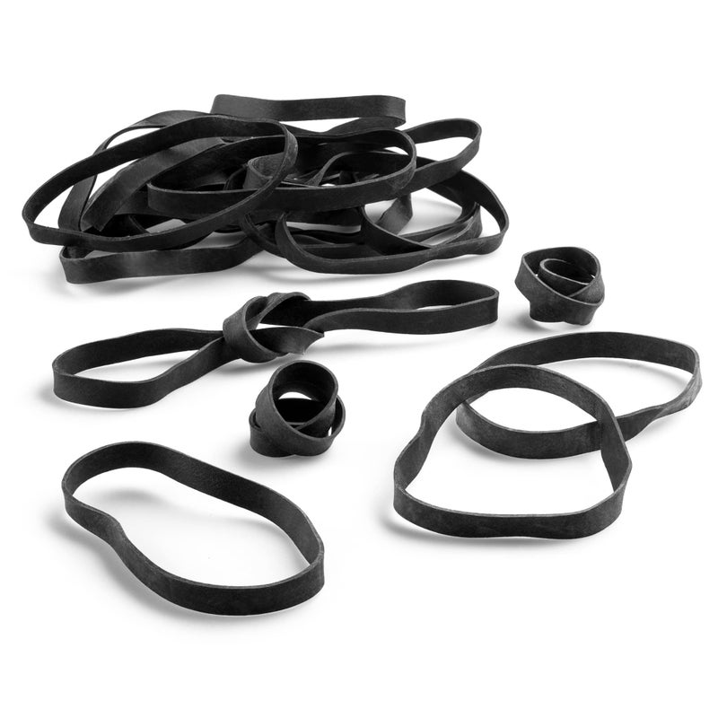 PlasticMill Rubber Bands - #64 Size - Black Rubberbands - 1LB/250 Count - Image 2